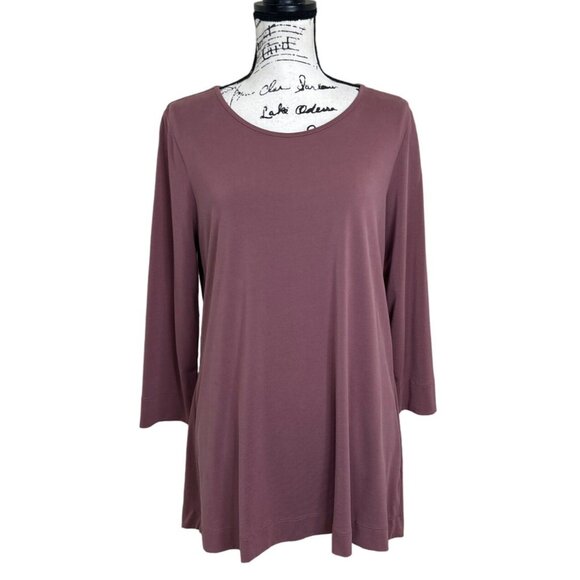 John Mark Women's Top Tunic Pink Soft Modal Lagenlook Size M - Picture 1 of 8